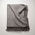 4-Ply Cashmere Throw Ash