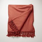 4-Ply Cashmere Throw Faded Rose