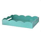 Addison Ross Scallop Tray Lacquer Turquoise