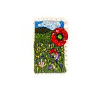  Artisan Brooch Pin Poppies in the Grassland