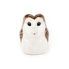 Artisan Ceramic Barn Owl Jug Large