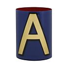Bridie Hall Alphabet Pencil Cup A Navy