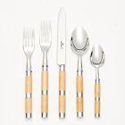 French Flatware Carla Boxwood Stainless 5-Piece Setting