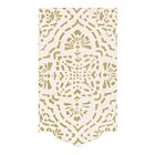 Caspari Paper Guest Towel Napkin Pack/12 Die-Cut Annika Ivory & Gold