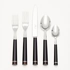 French Flatware Power Black Stainless 5-Piece Setting