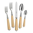 French Flatware Ravel Boxwood Stainless 5-Piece Setting