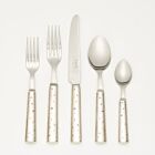 French Flatware Granite Matte Stainless 5-Piece Setting