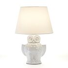   Italian Table Lamp Owl White