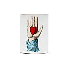 John Derian Heart in Hand Vase