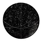 John Derian Visible Heavens Plate 'January to April'