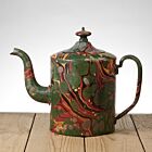 John Derian Marble Green Teapot Large