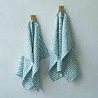 Linen Brittany Towel Marine Blue