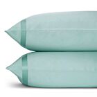 Matouk Nocturne Aquamarine Standard Pillowcase/Single - 21x33"