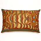 Mirella Tiger Carpet Rust Linen Pillow 21x33"