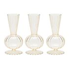Kim Seybert Glass Tess Champagne Bud Vase Set/3