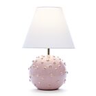  Italian Table Lamp Sphere Gold & Pink