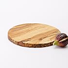 Peterman Wood Serving Board Spalted Maple Round 10"