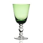 WYC Glass Fanny Goblet Green