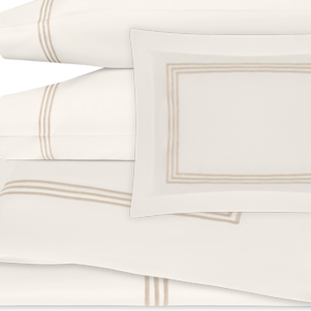 Matouk Bel Tempo Nocturne Ivory Bed Collection