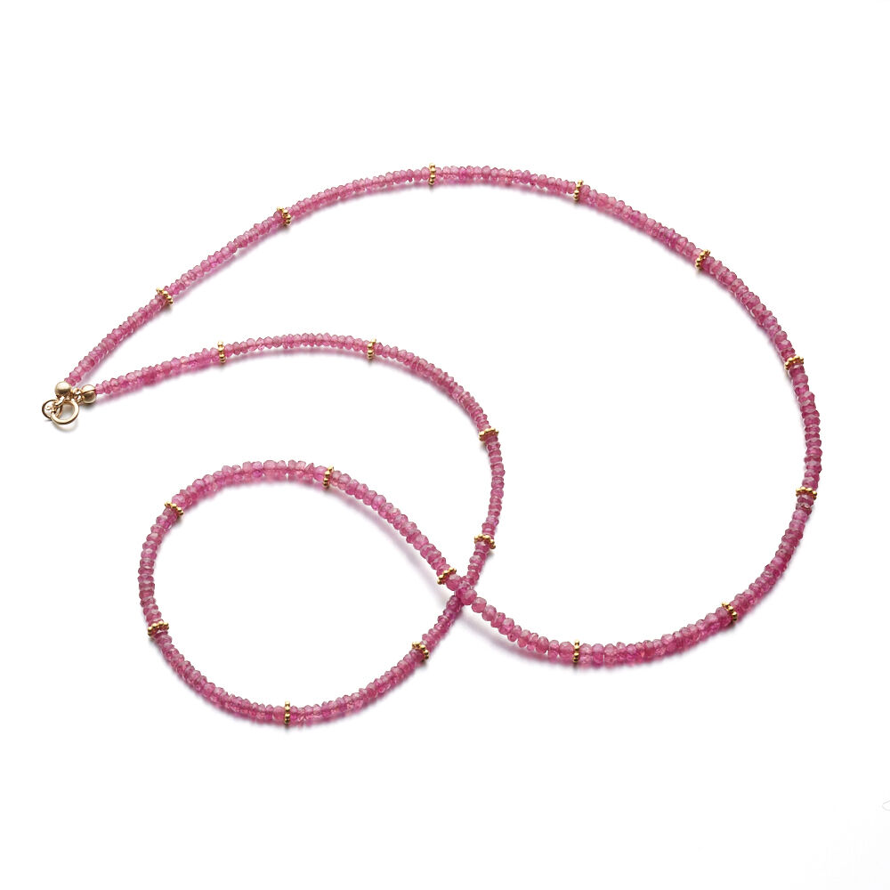 14K Natural Ruby Necklace