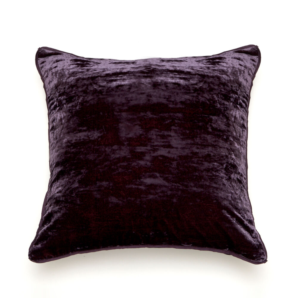 Anke Drechsel Silk Velvet Pillow Plain Purple 20
