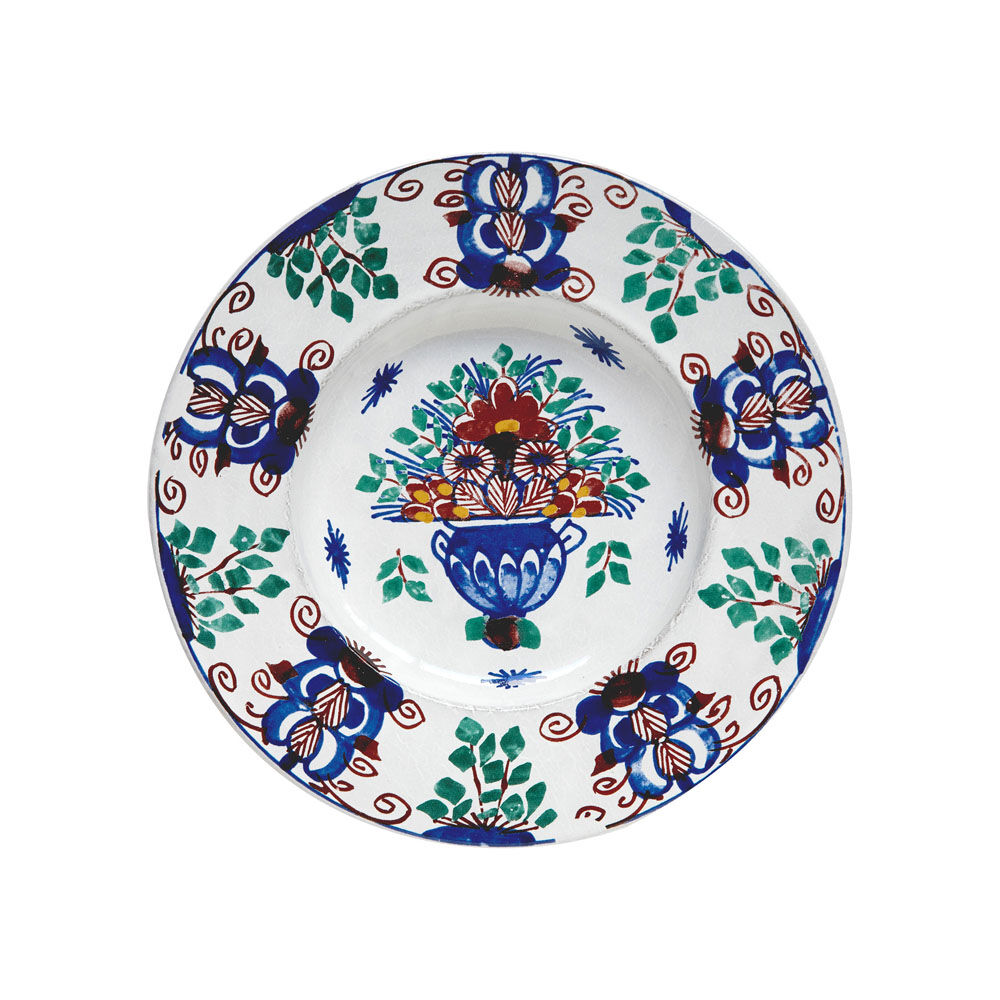 John Derian Dutch Peacock Plate