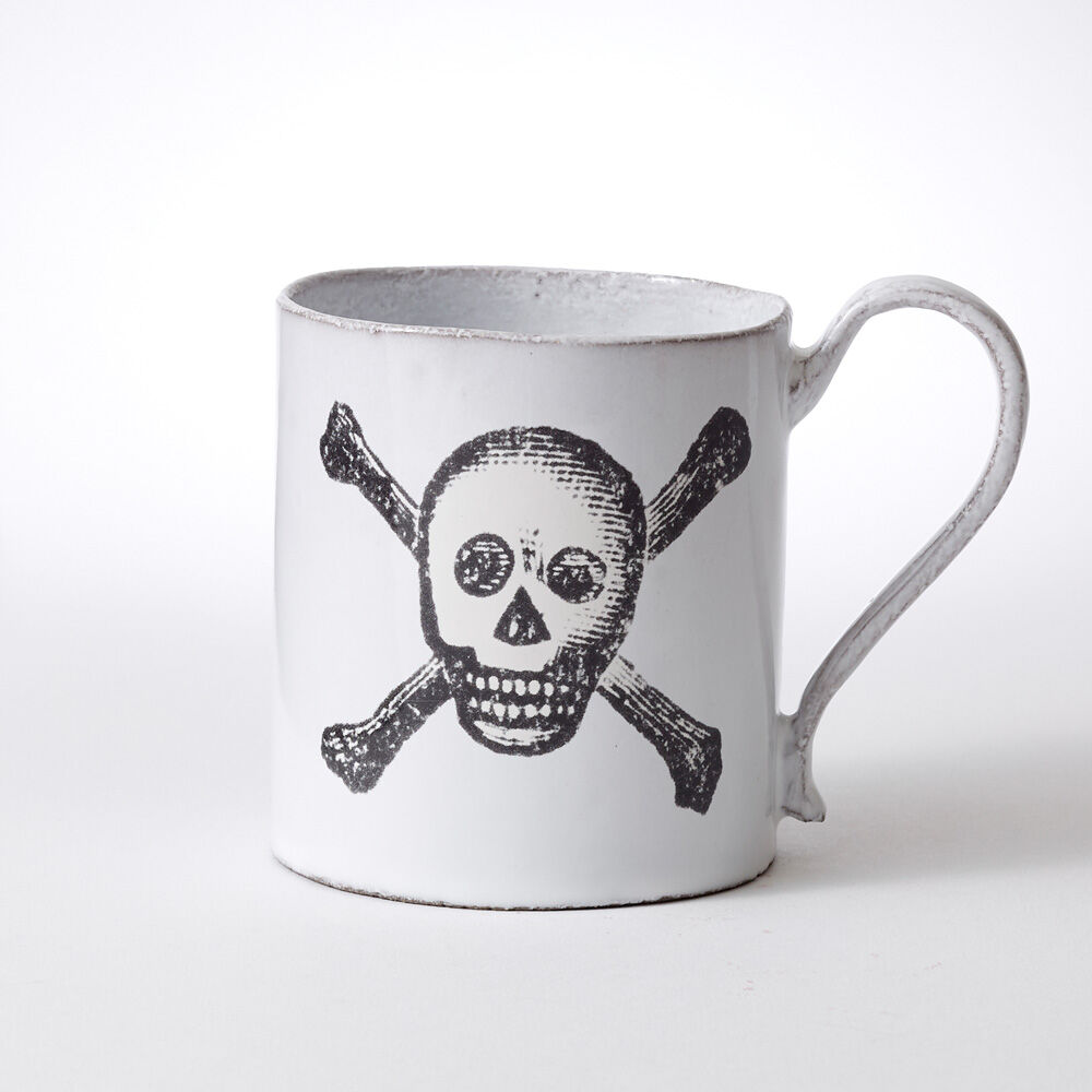 John Derian Mug Skull