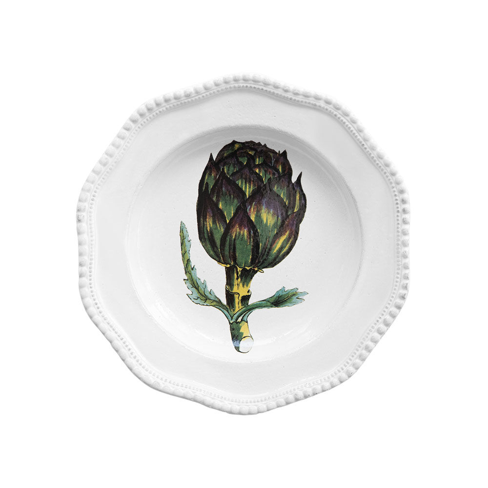 John Derian Soup Plate Artichoke