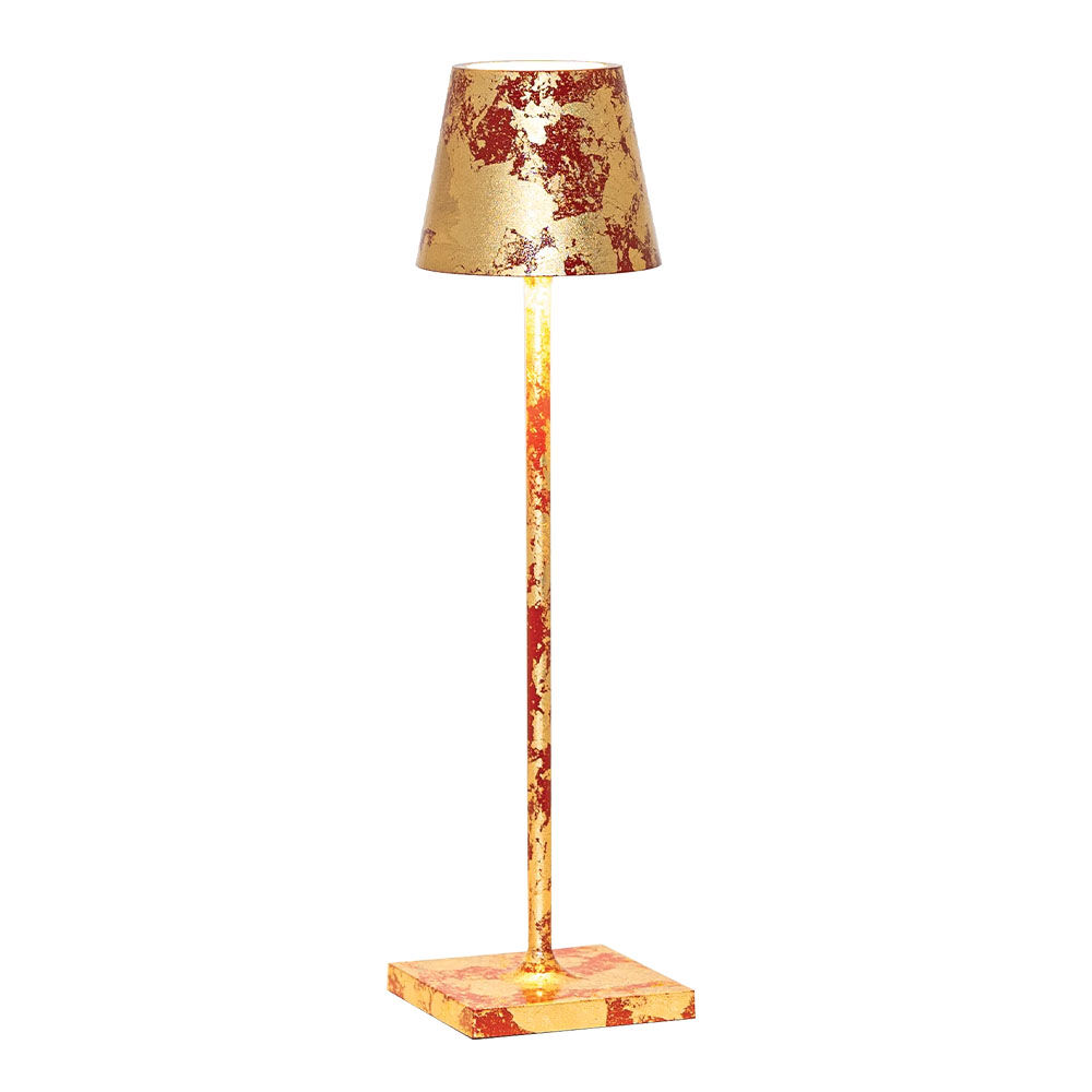 Gold crackle lamp cheap