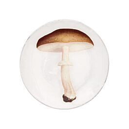 Astier de Villatte John Derian きのこ　プレート John Derian Mushroom Dinner Plate Agaric Blanc Fauve