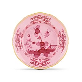 Ginori Oriente Italiano Porpora Gold Rim Dessert Plate