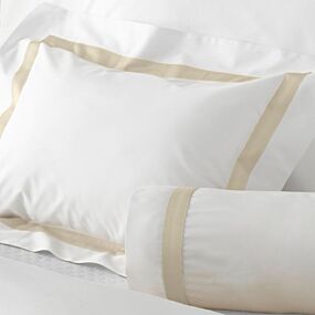 Matouk Lowell White & Dune Bed Collection