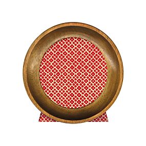 Cavallini Florentine Walnut Round Frame 5"