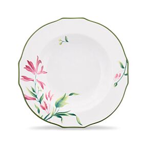 Ginori Florenza Rosa Malva Soup Plate