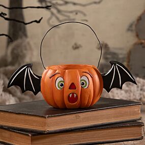 Halloween Bucket Surprised Batty Jack