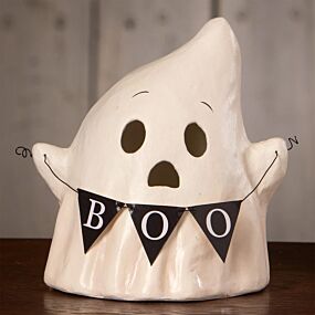 Halloween Luminary Boo with Banner