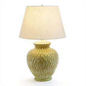 Italian Table Lamp with Leaves