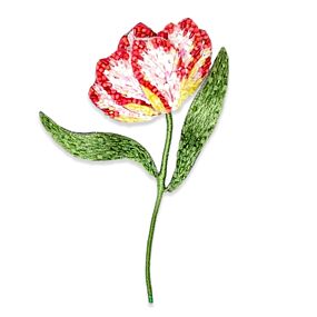 Artisan Brooch Pin Estella Parrot Tulip