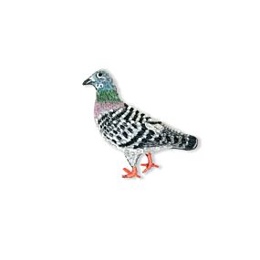 Artisan Brooch Pin Homing Pigeon