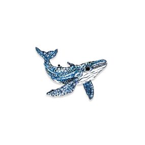 Artisan Brooch Pin Humpback Whale