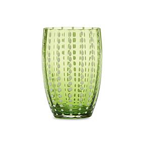 Artisan Glass Perle Tumbler Apple Green