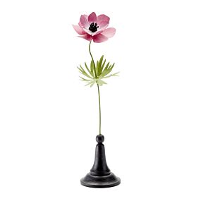 Artisan Metal Flower Anemone Pink