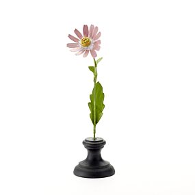 Artisan Metal Flower Daisy Pink Sunbeauty Small