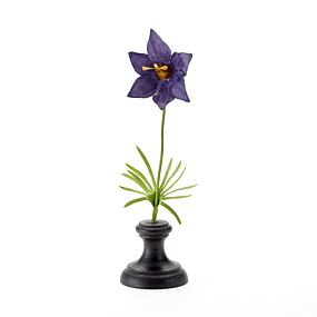 Artisan Metal Flower Lily Purple Small