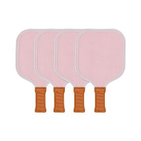 Cocktail Napkin Set/4 Pickleball Paddle