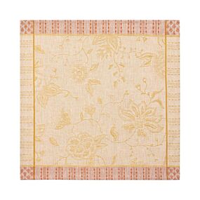 French Ete Indien Orange Linen Napkin