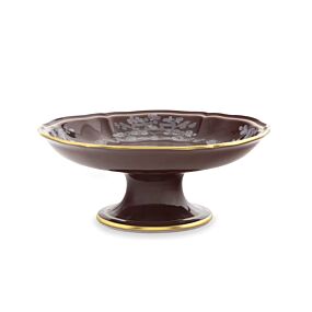 Ginori Oriente Italiano Castagna Gold Rim Fruit Holder