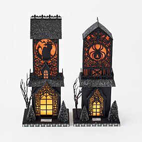 Halloween Assorted Lighted House
