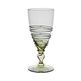    Juliska Glass Ella Green Goblet