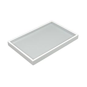 Lacquer Cool Gray Vanity Tray